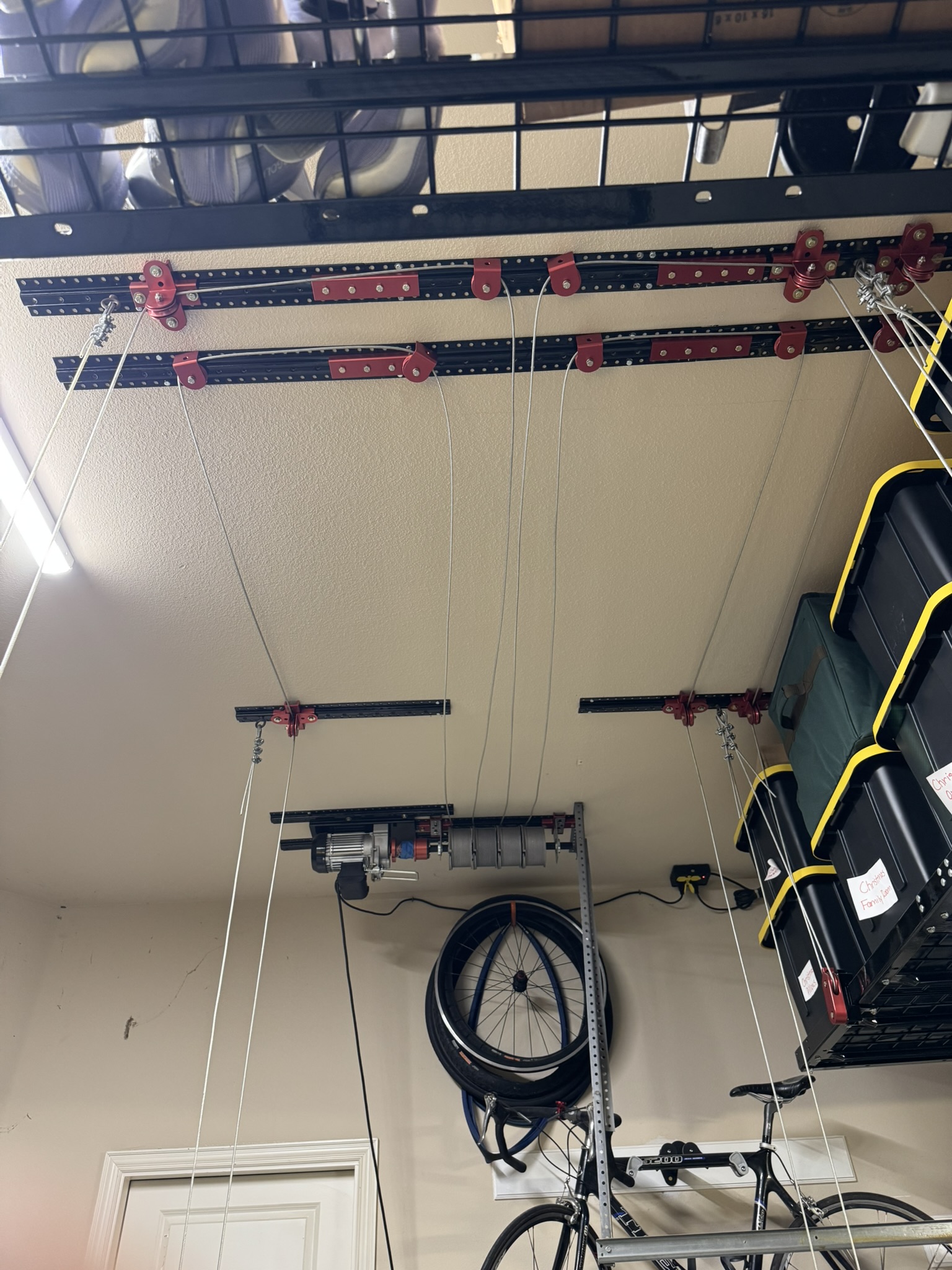 Power Rax 4x8 Motorized Garage Storage Lifts For Sale