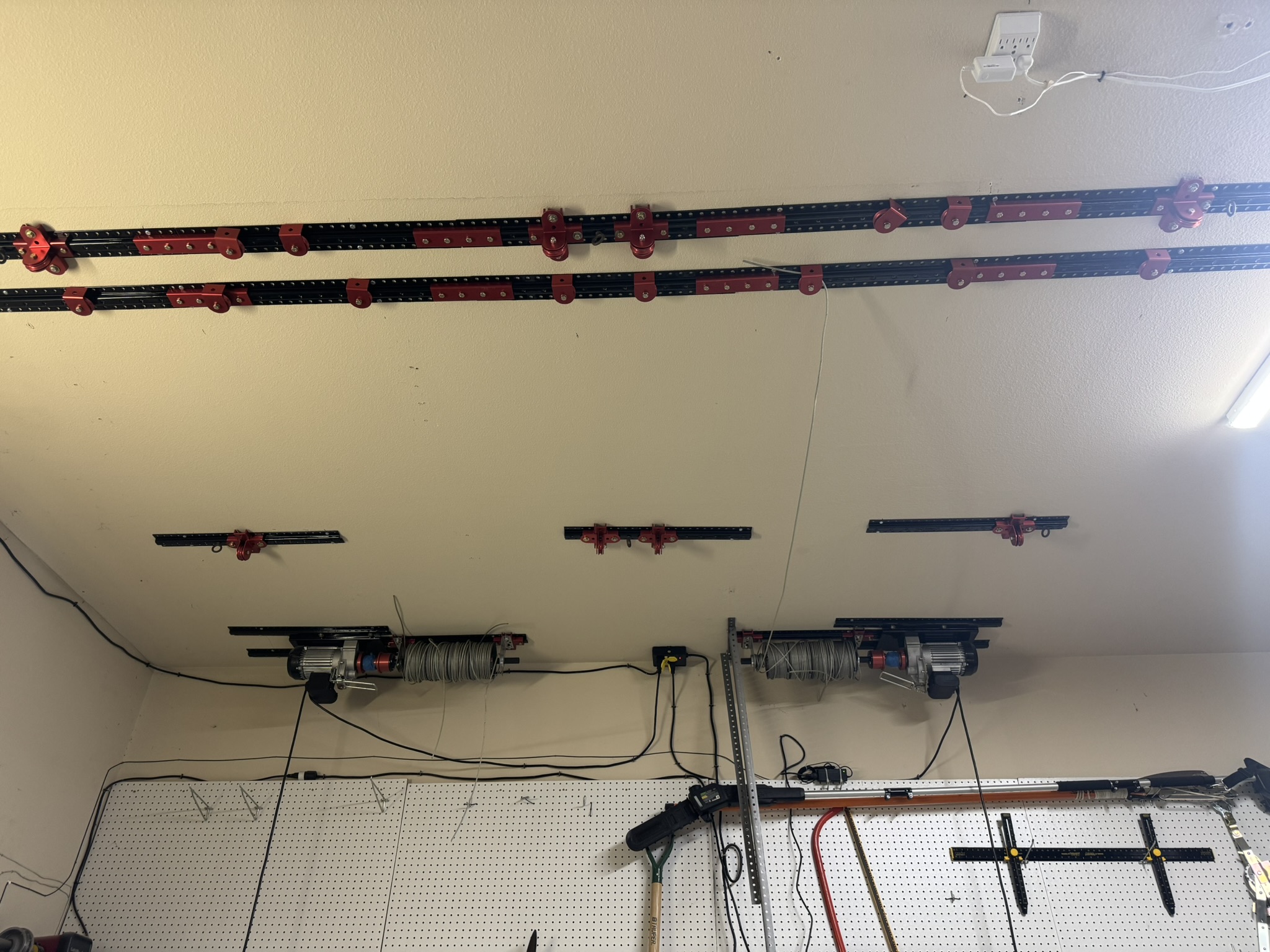 Power Rax 4x8 Motorized Garage Storage Lifts For Sale